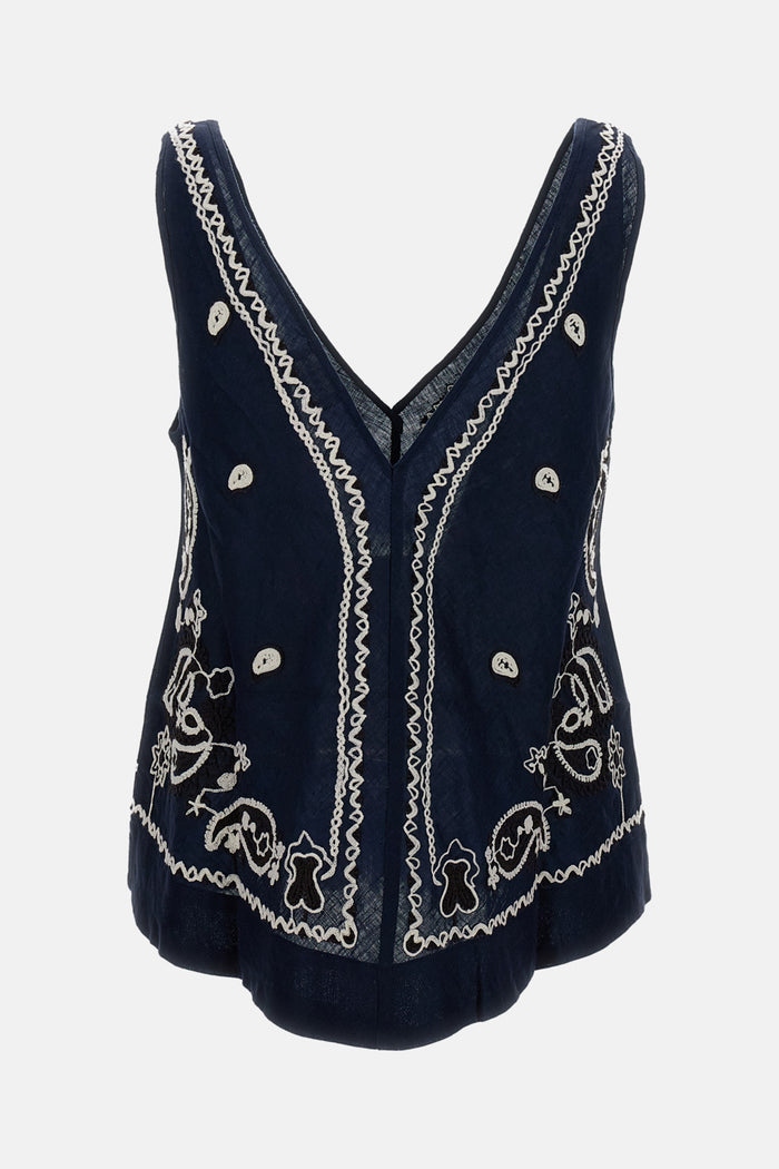 Parosh Top Blu