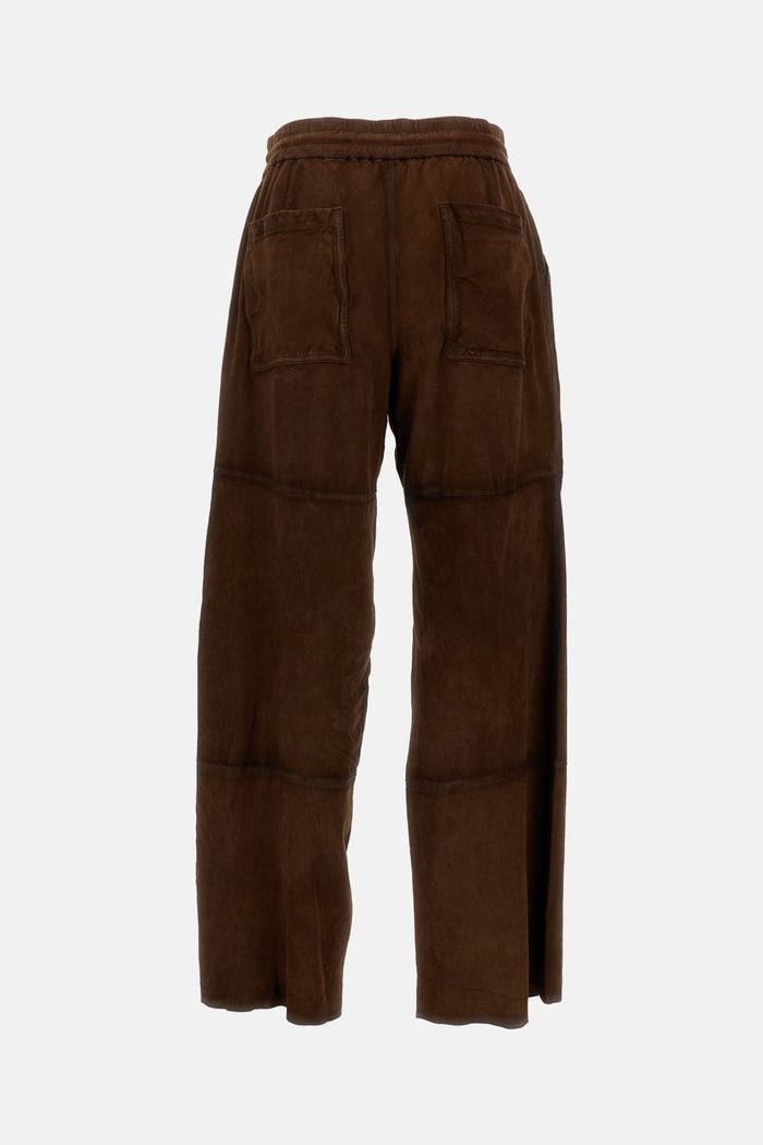 Parosh Rtw Marrone Goat Suede