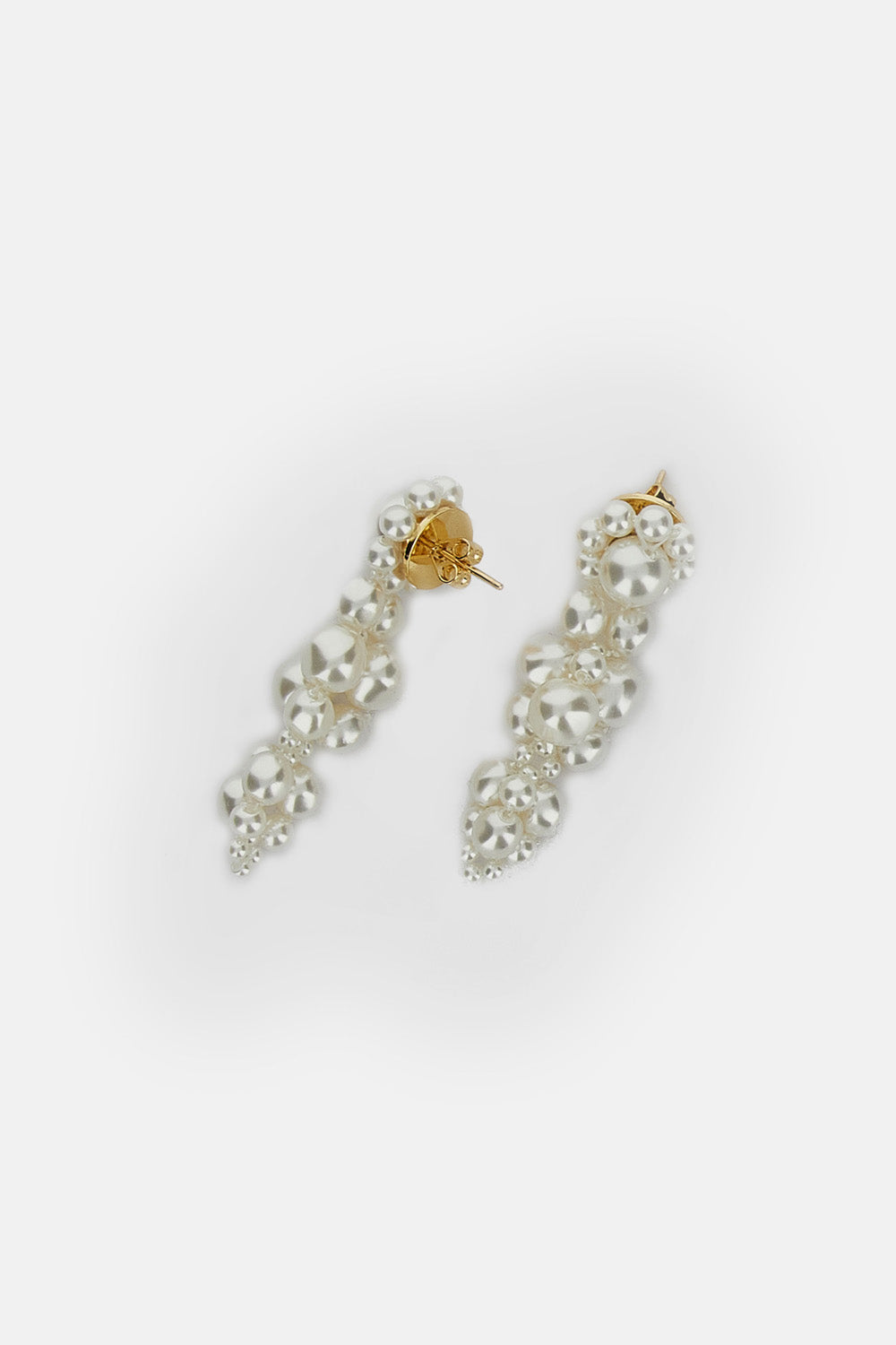 Simone Rocha Bijoux White Faux Pearl Brass