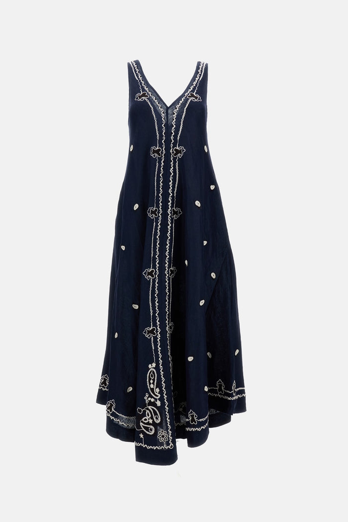 Parosh Dresses Blu