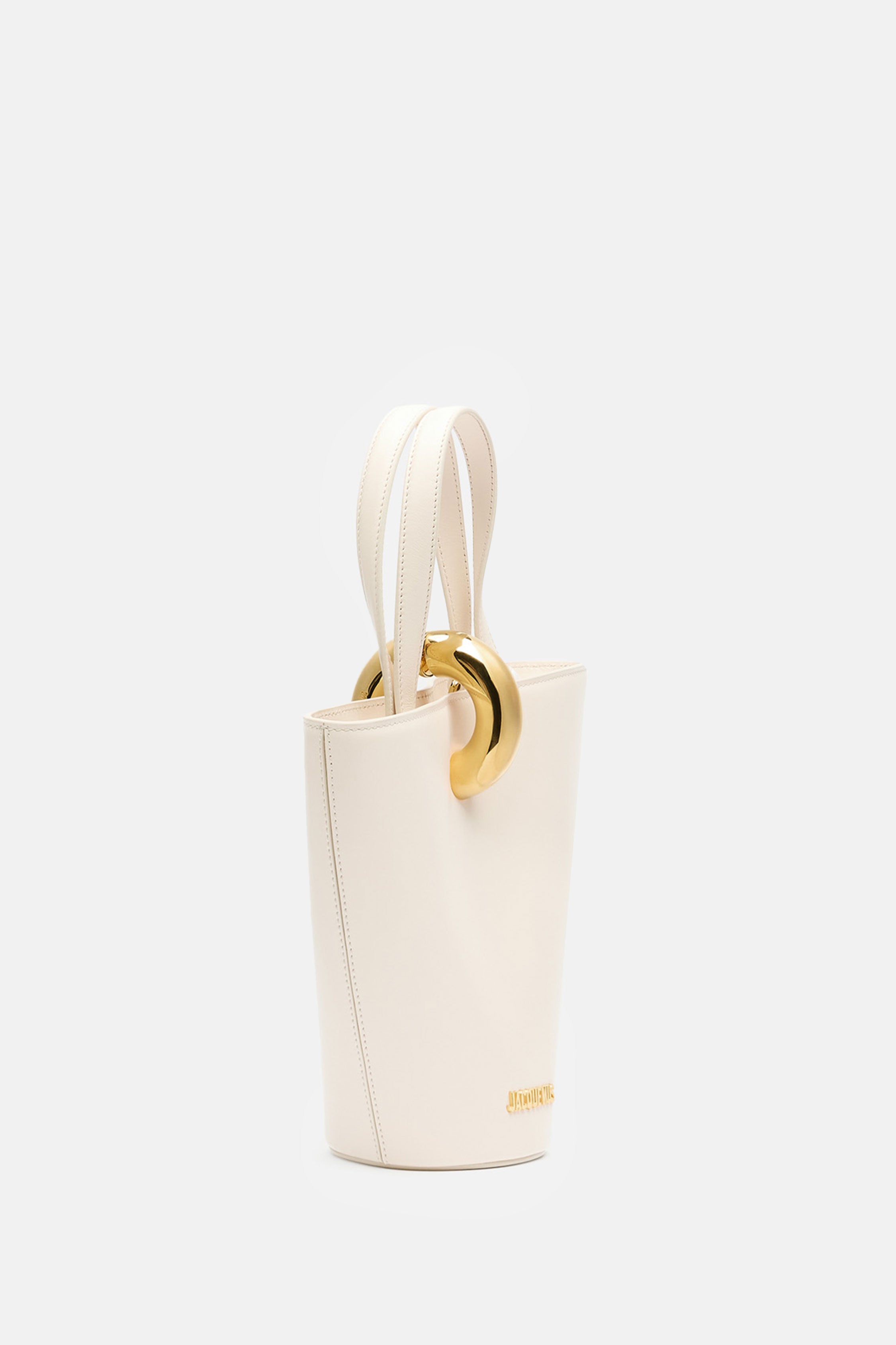 JACQUEMUS Bags White Leather