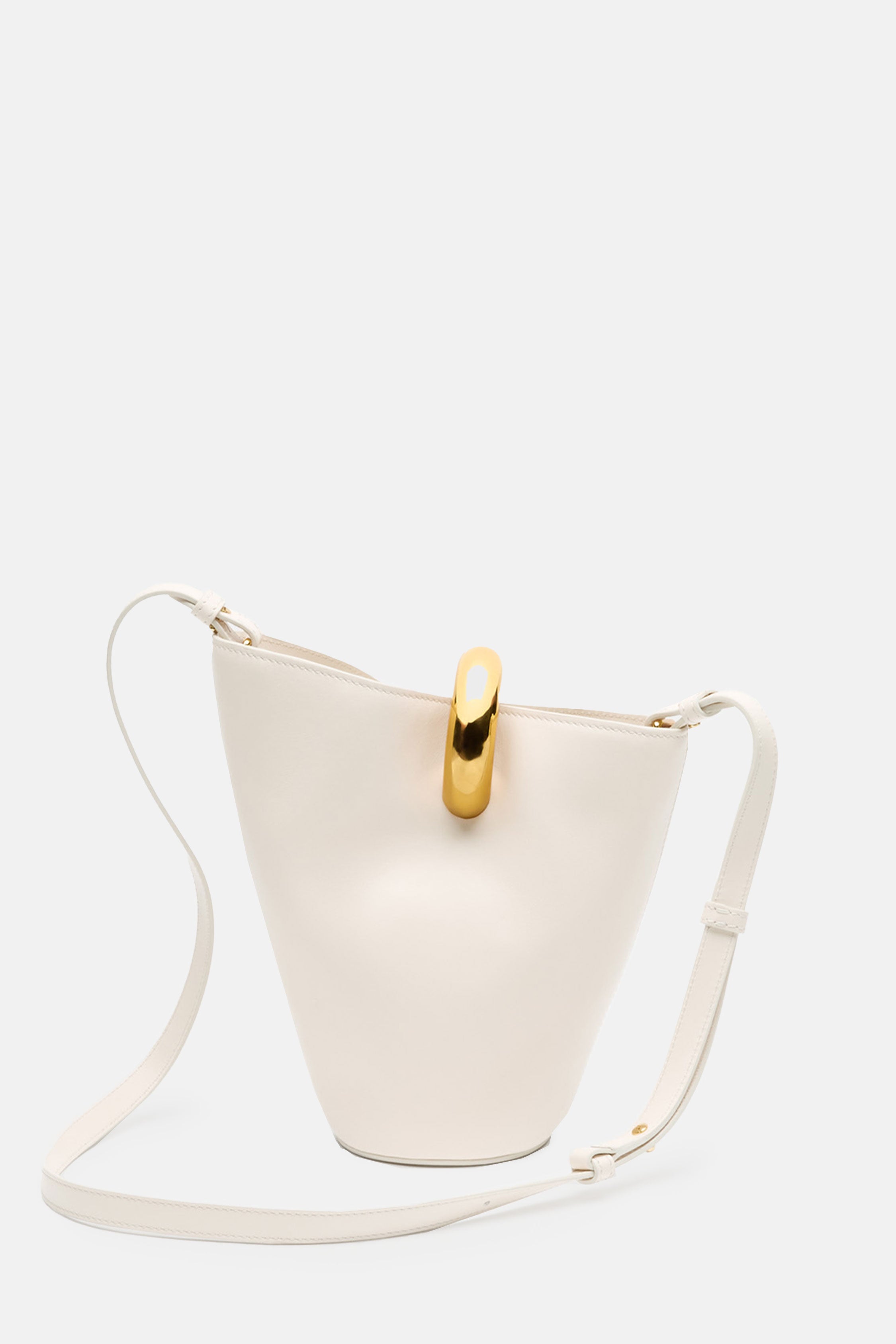JACQUEMUS Bags White Leather