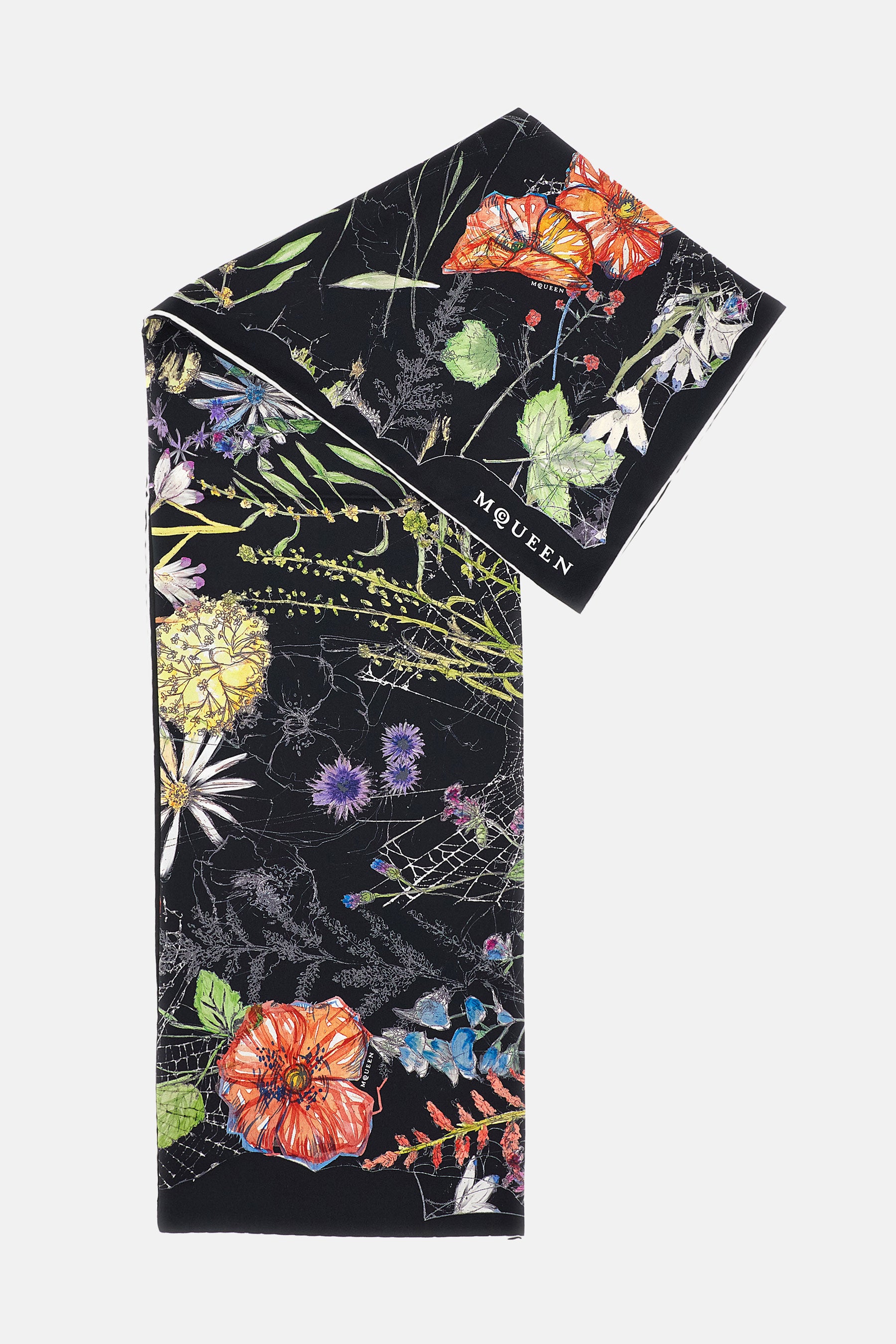 Alexander McQueen Scarfs MultiColour Silk