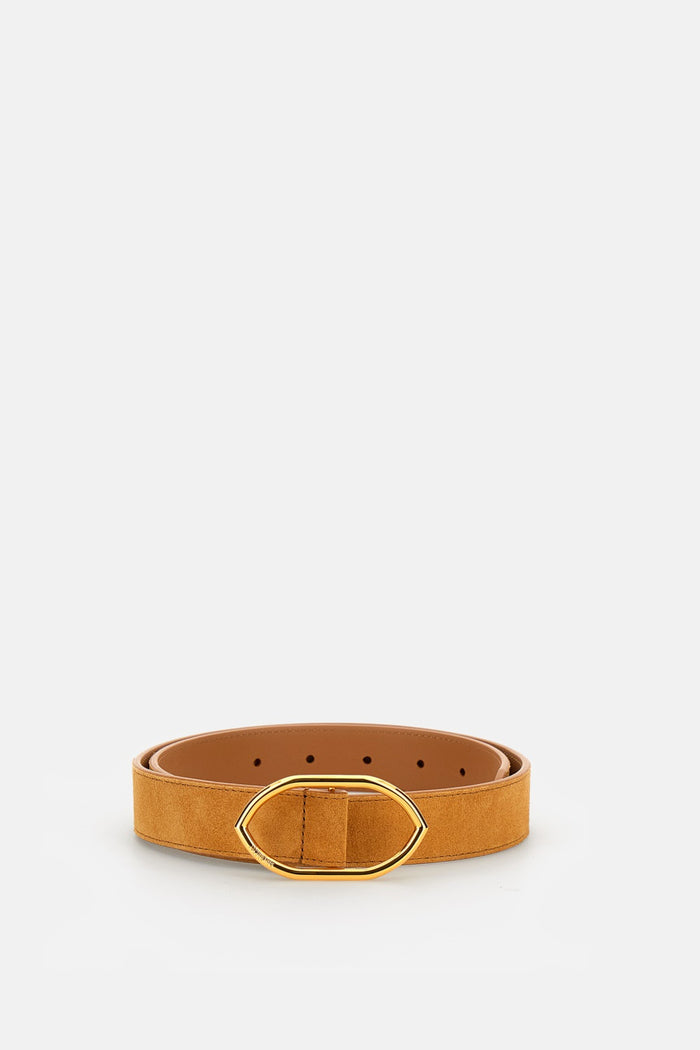 JACQUEMUS Belts Orange Calf Leather