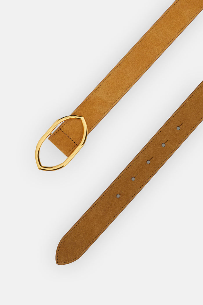 JACQUEMUS Belts Orange Calf Leather