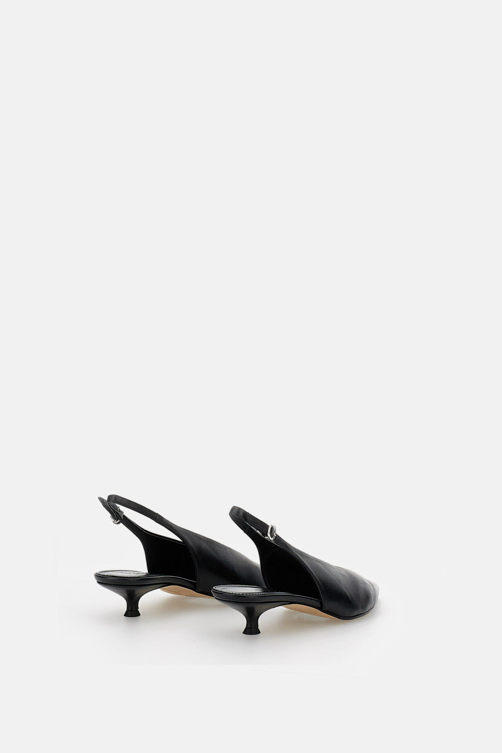AEYDE With Heel Black Nappa Leather