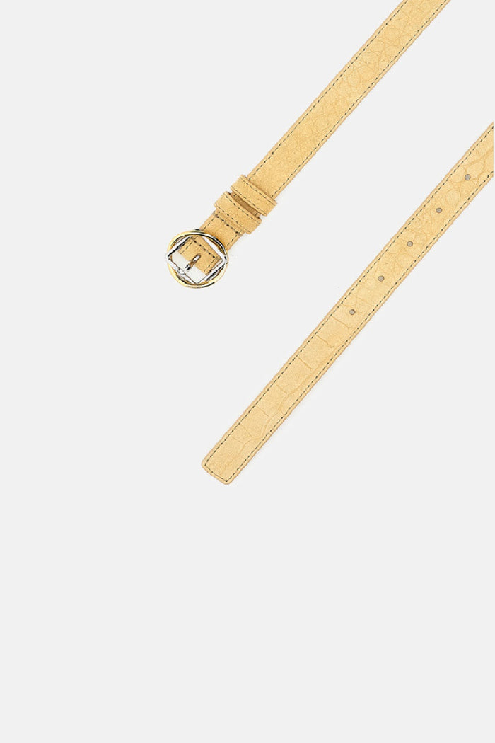 JACQUEMUS Belts Beige Calf Leather