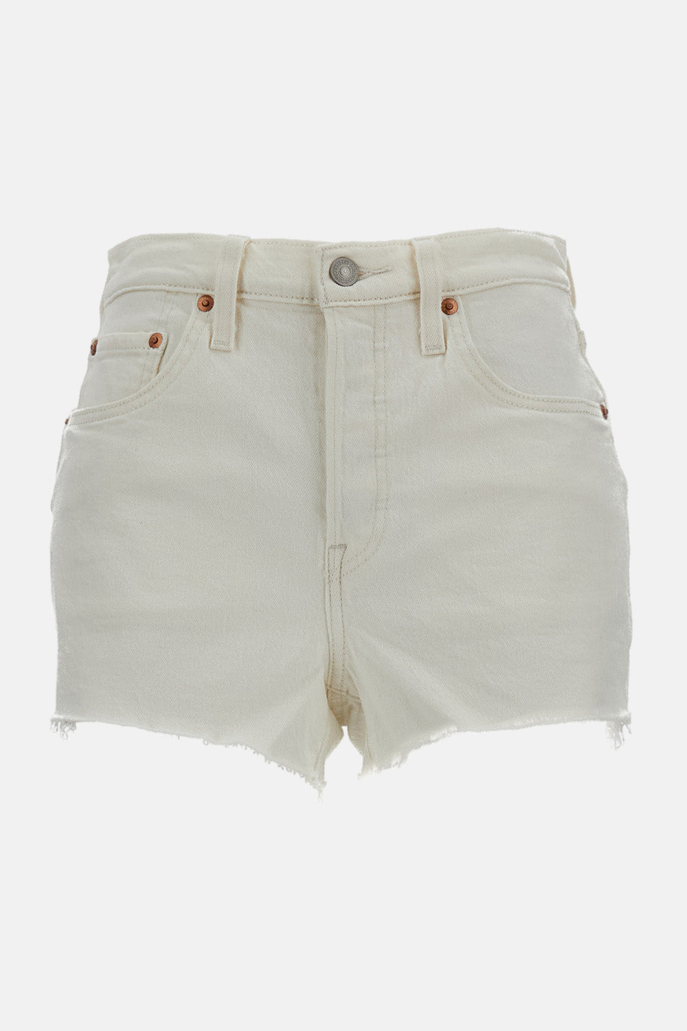 Levis Shorts White Cotton