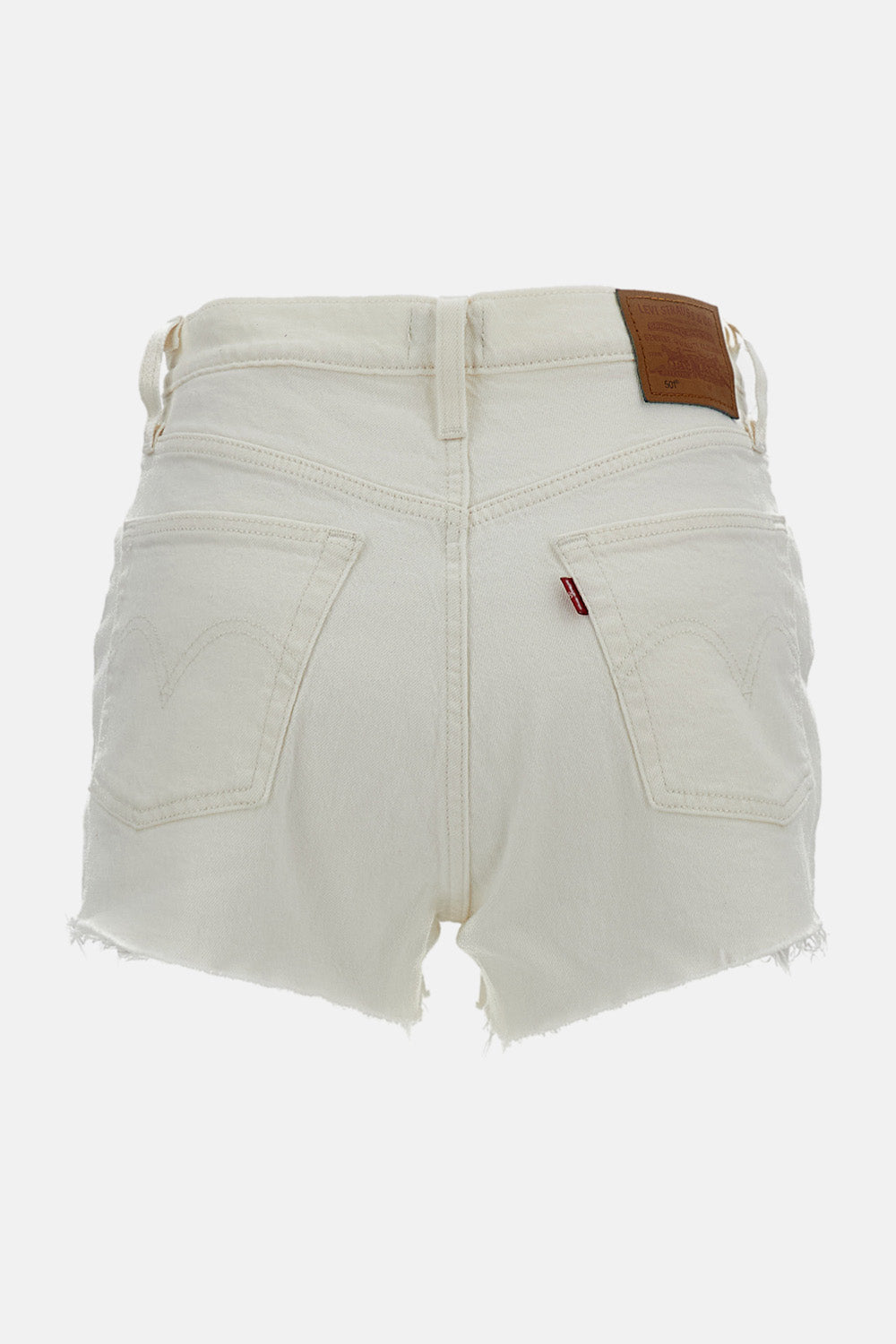 Levis Shorts White Cotton
