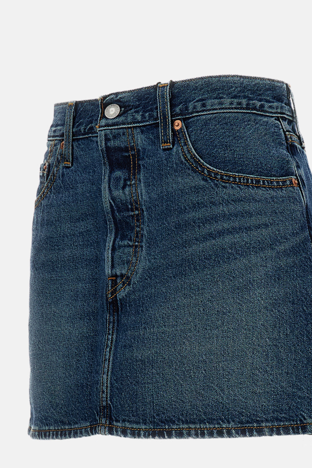 Levis Shorts Blue Cotton