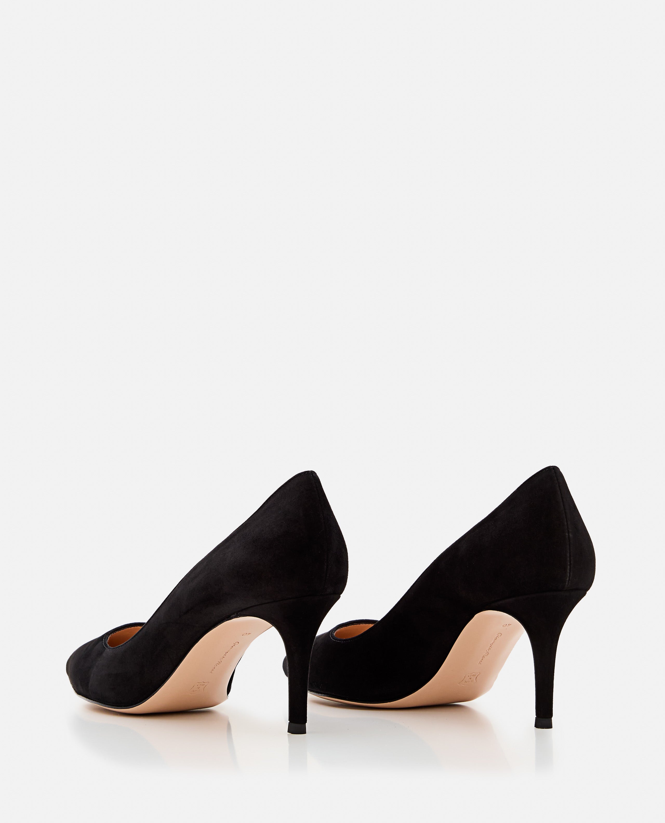 Gianvito Rossi With Heel Black Leather