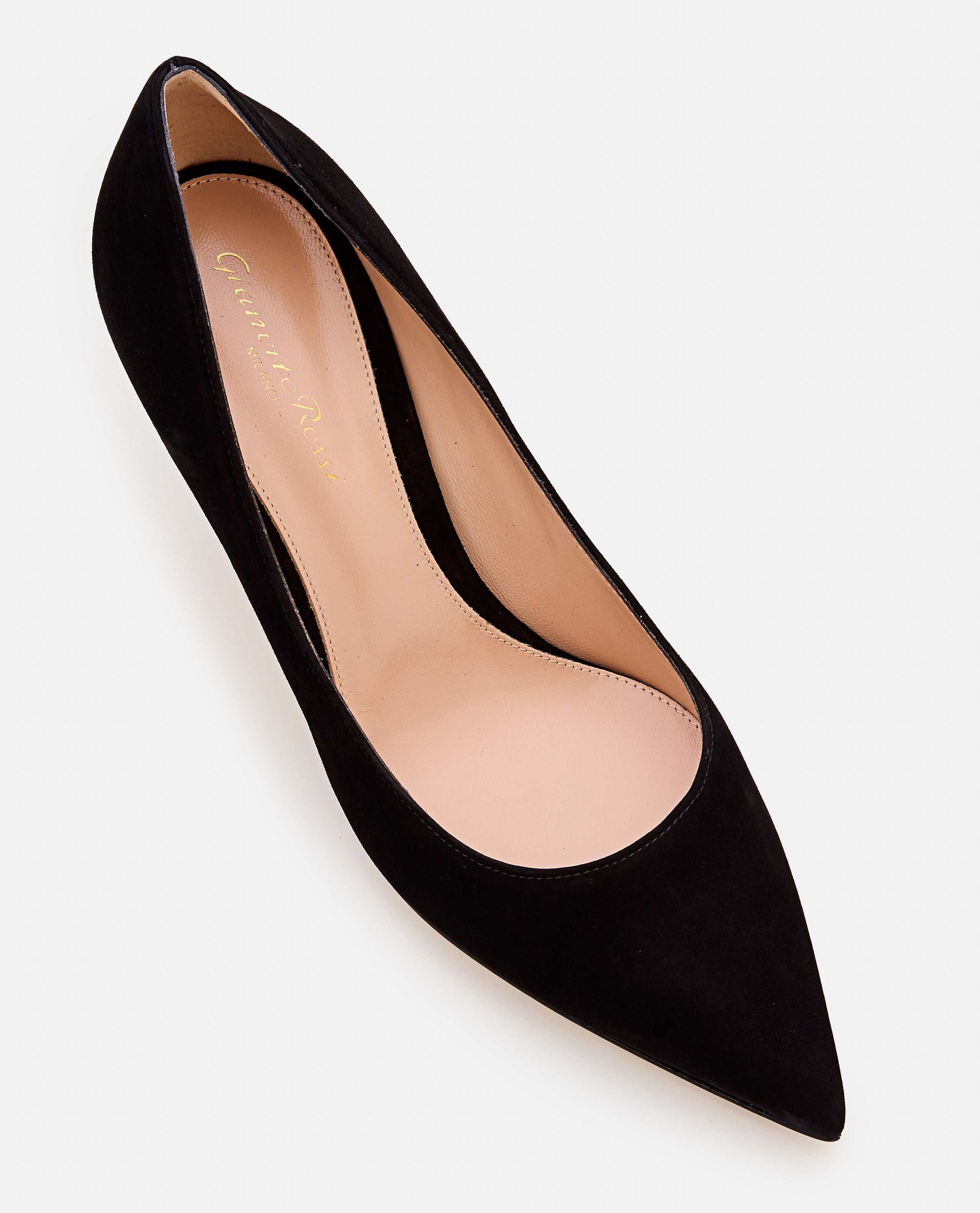 Gianvito Rossi With Heel Black Leather