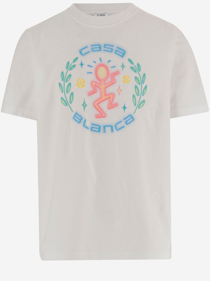 Casablanca T-shirts and Polos White Main: Organic Cotton