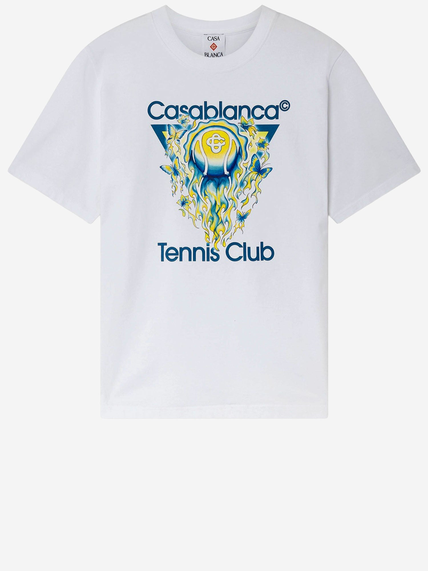Casablanca T-shirts and Polos White Organic Cotton