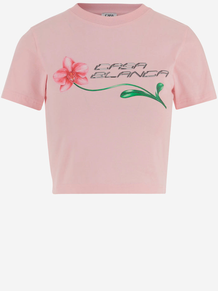Casablanca T-shirts and Polos Pink Main: Organic Cotton