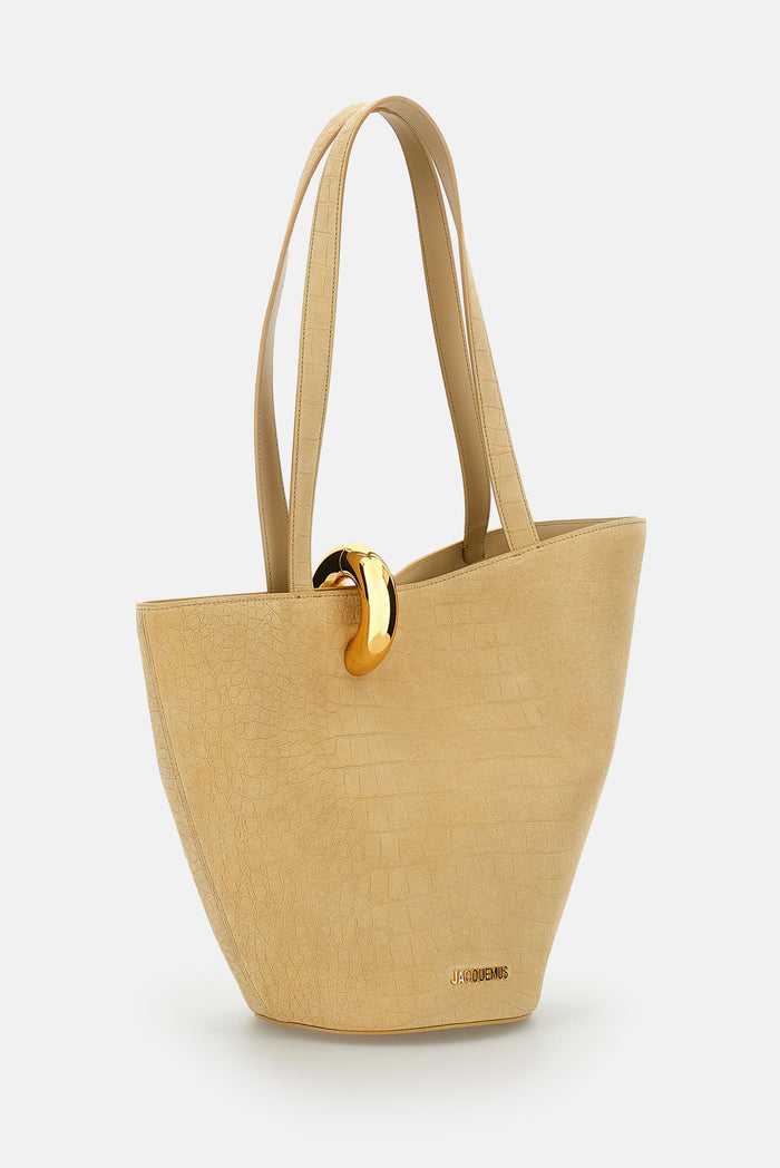 JACQUEMUS Bags Beige Leather