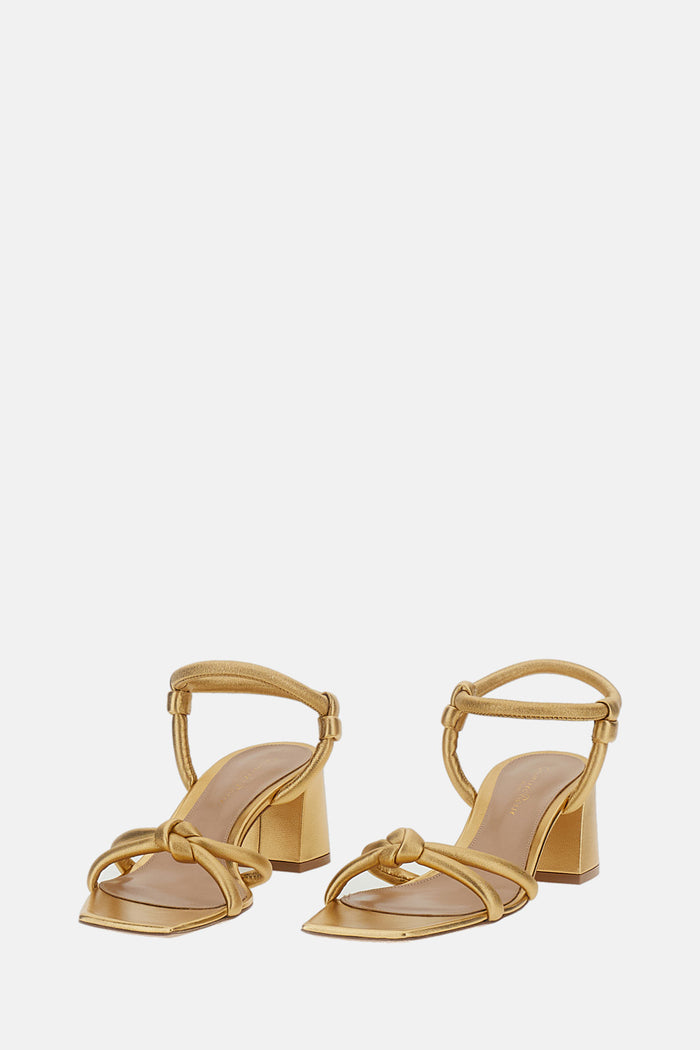 Gianvito Rossi Sandals Golden Pelle Caprina