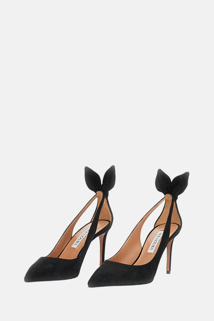 Aquazzura With Heel Black Leather