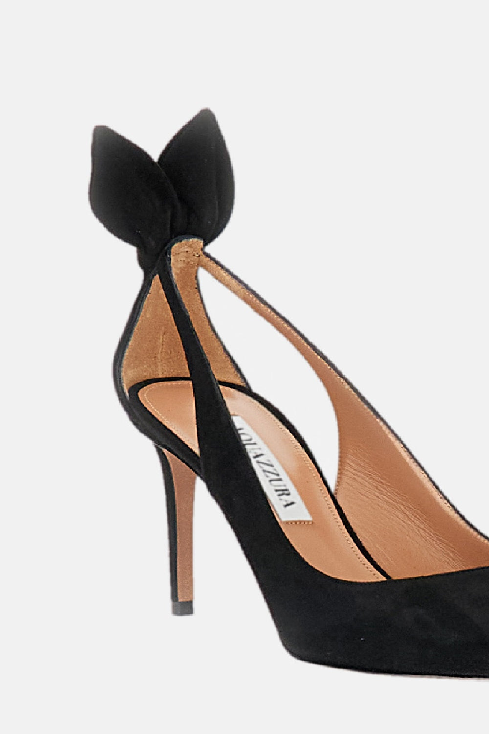 Aquazzura With Heel Black Leather
