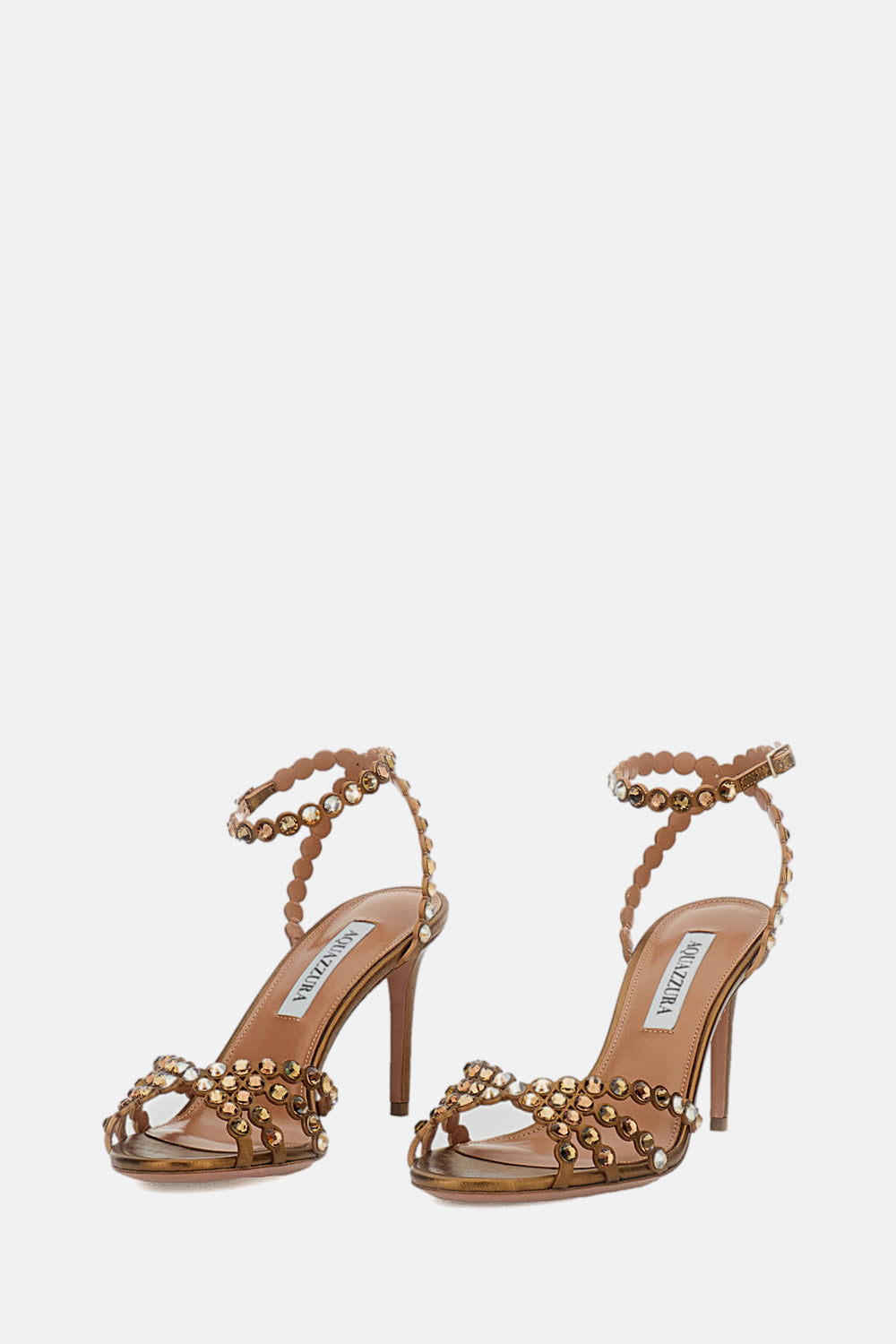 Aquazzura Sandals Brown Leather