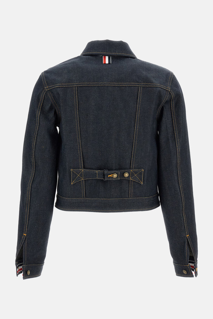 Thom Browne Jackets Blue