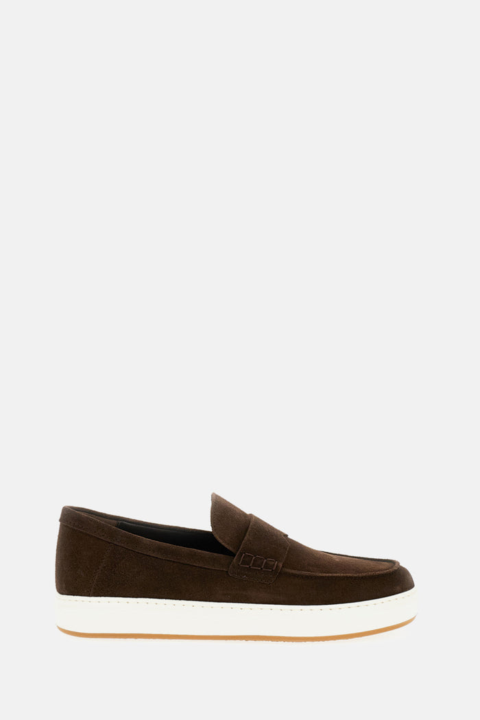 Hogan Flat shoes Brown Calfskin