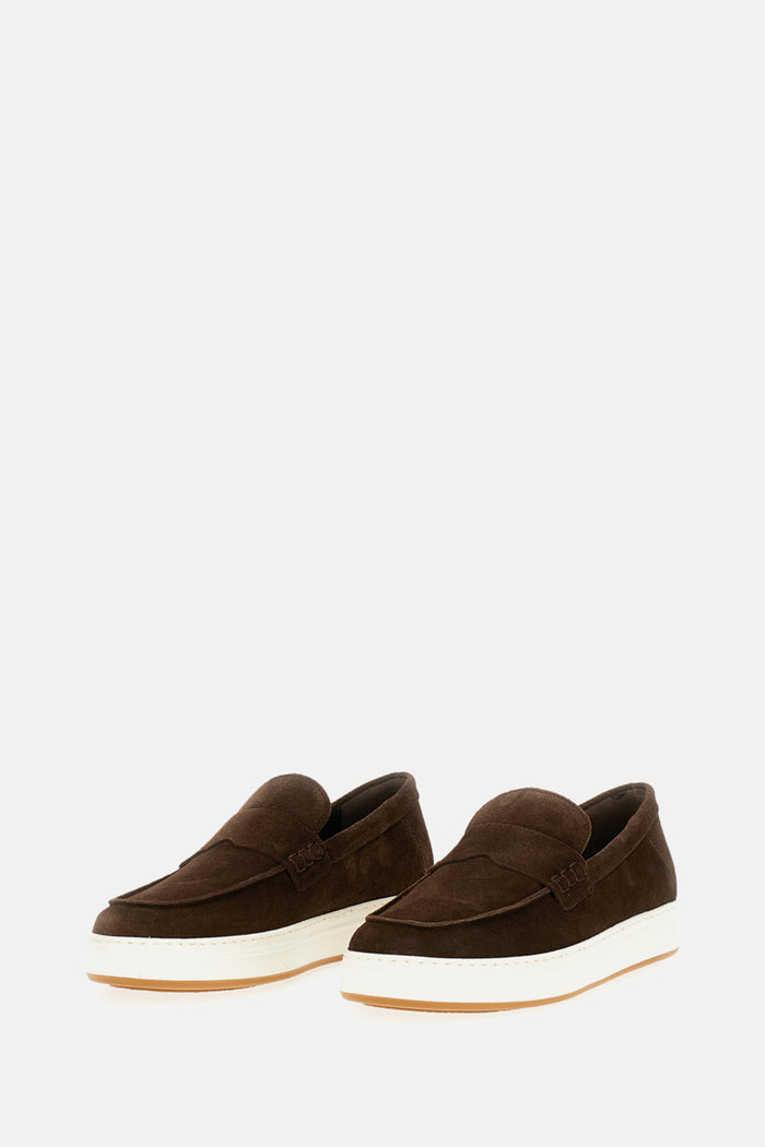 Hogan Flat shoes Brown Calfskin