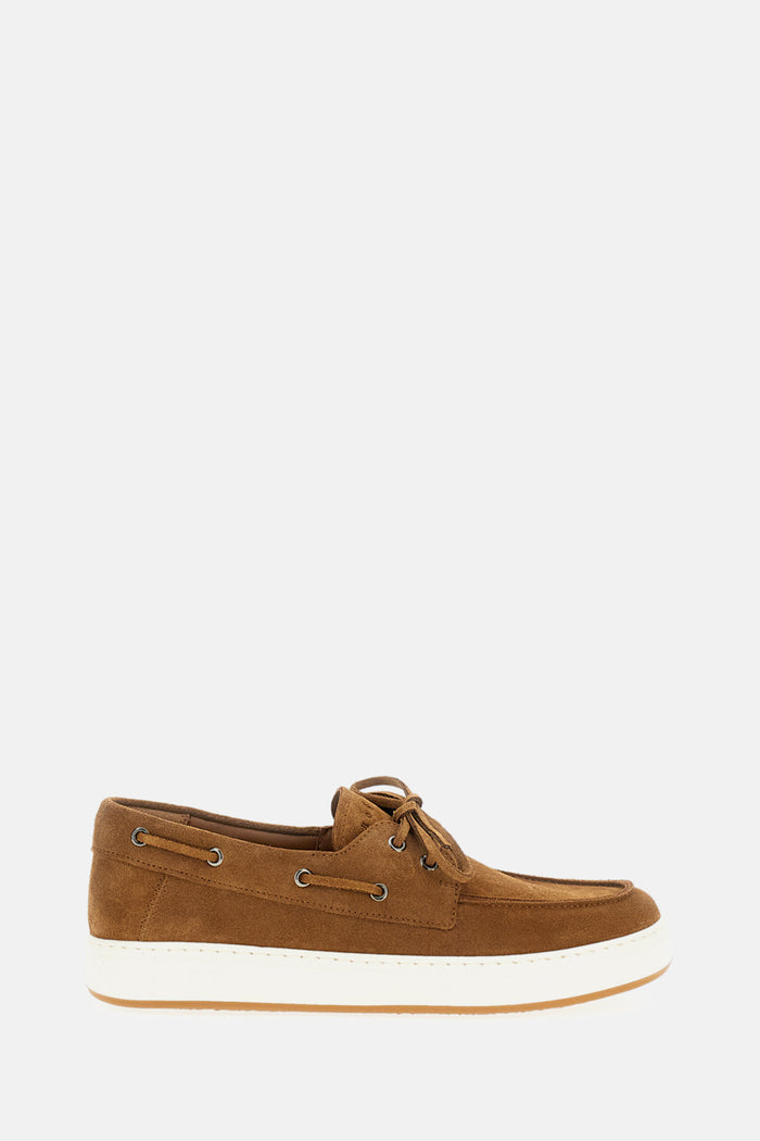 Hogan Flat shoes Brown Calfskin