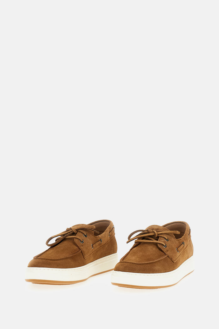 Hogan Flat shoes Brown Calfskin