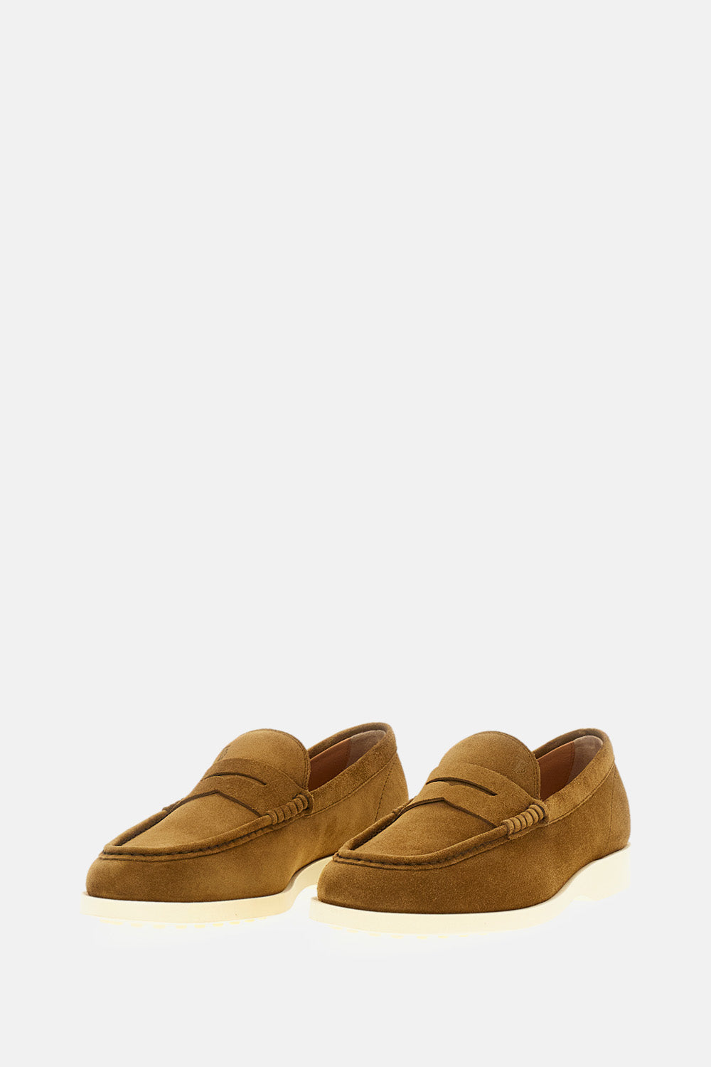 Tods Flat shoes Brown Calfskin