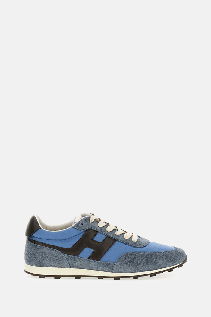 Hogan Sneakers Blue Tex Calfskin Mutton Leather