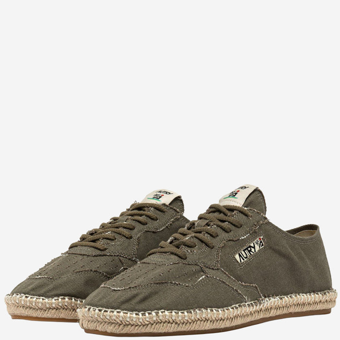 AUTRY Flat shoes Green Cotone
