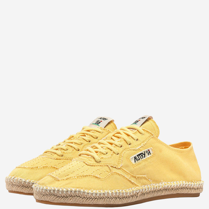 AUTRY Flat shoes Yellow Cotone