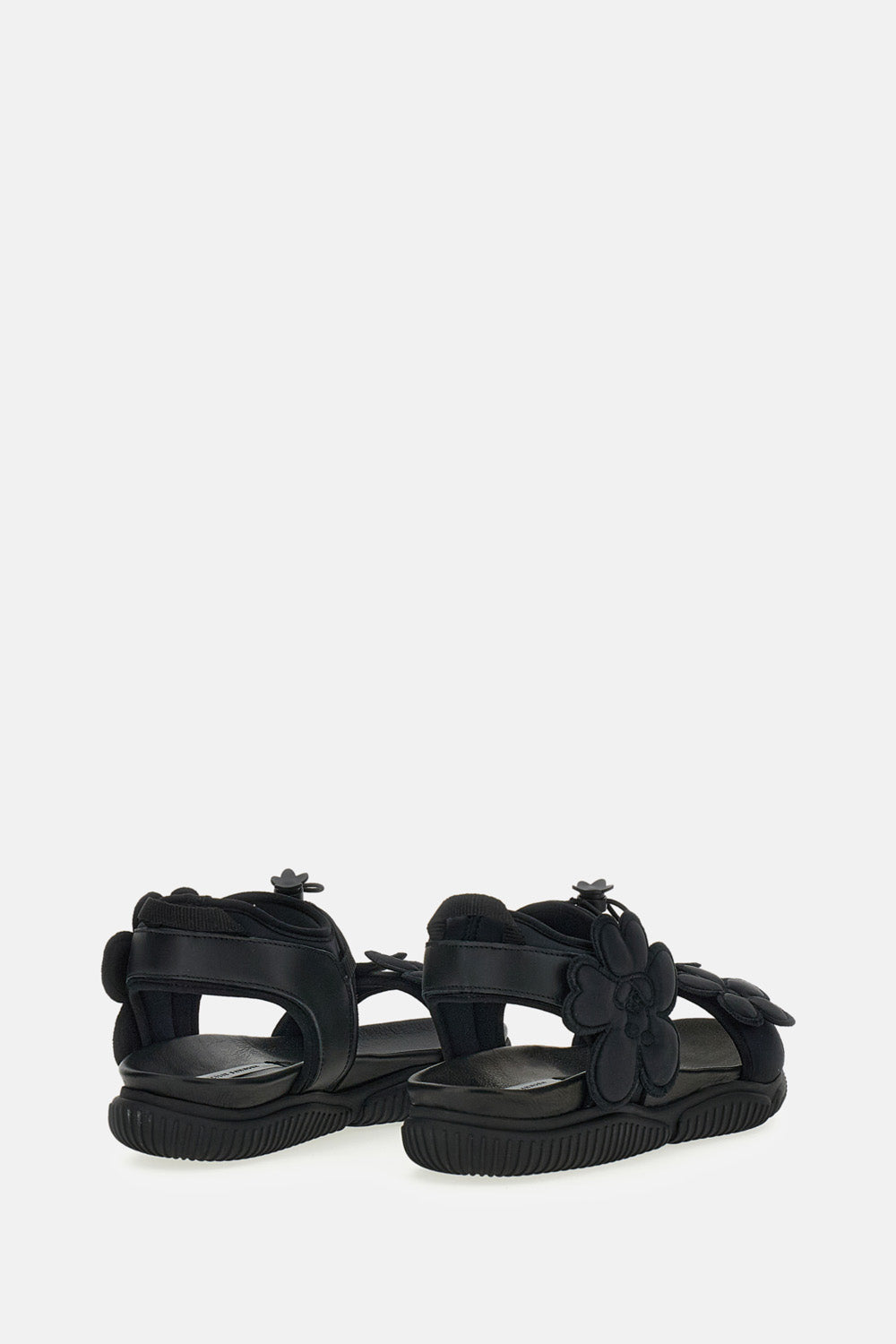 CECILIE BAHNSEN Sandals Black Neoprene/leather