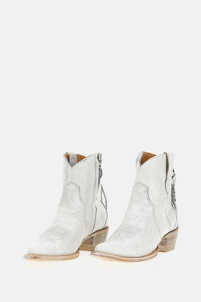 Comme des Garcons Boots White Leather
