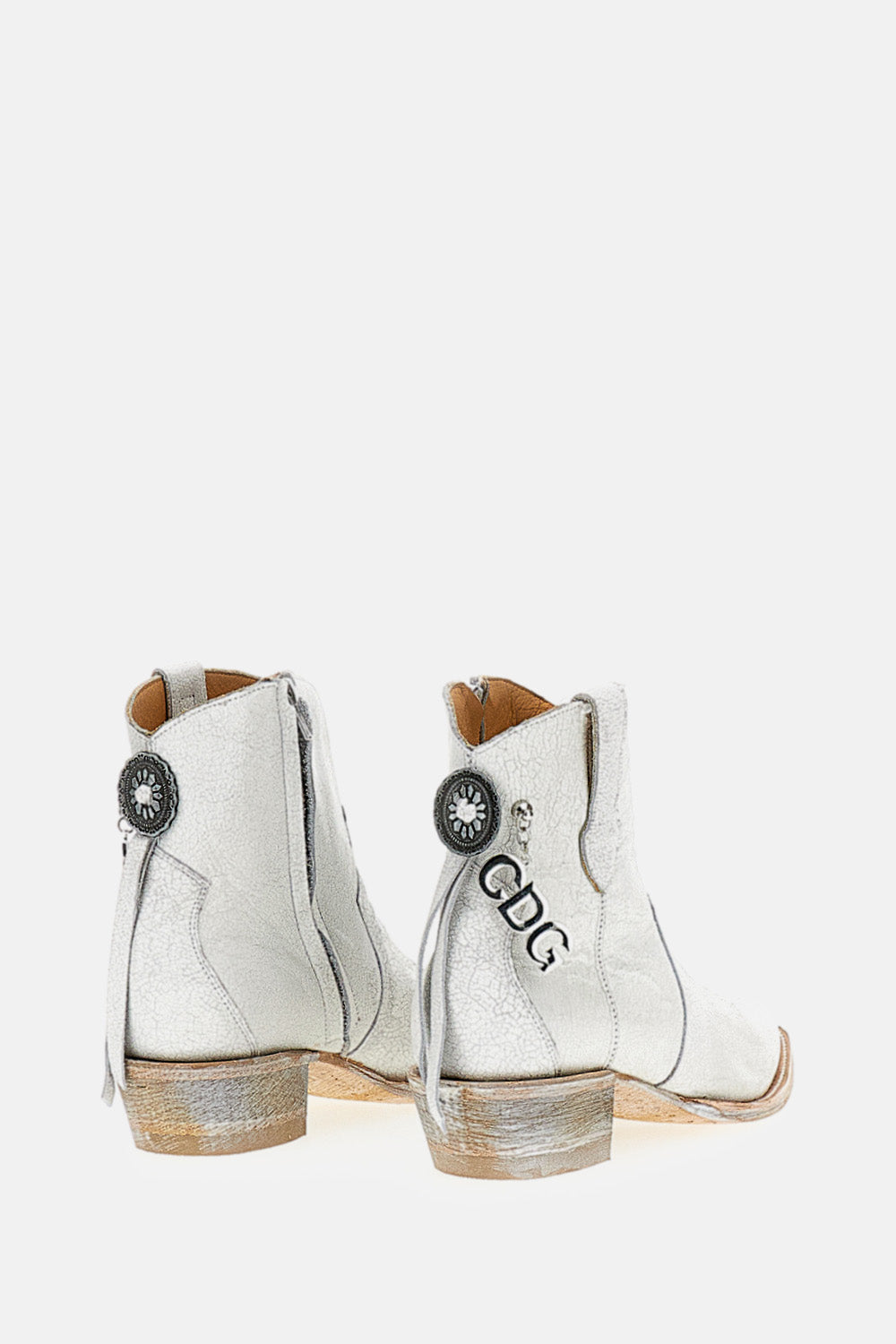 Comme des Garcons Boots White Leather