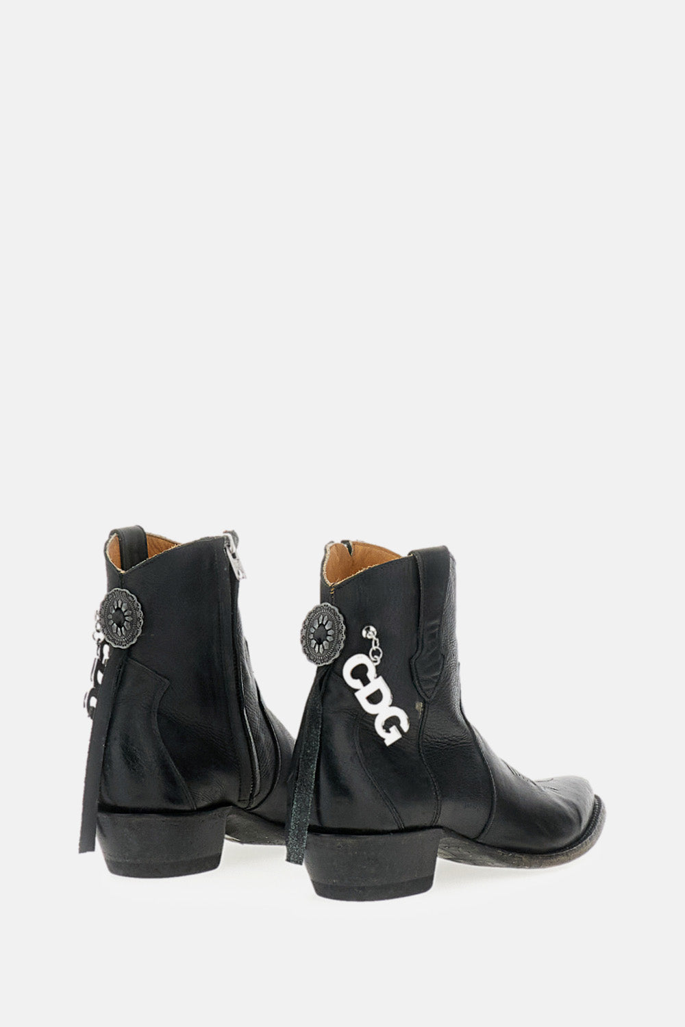 Comme des Garcons Boots Black Leather
