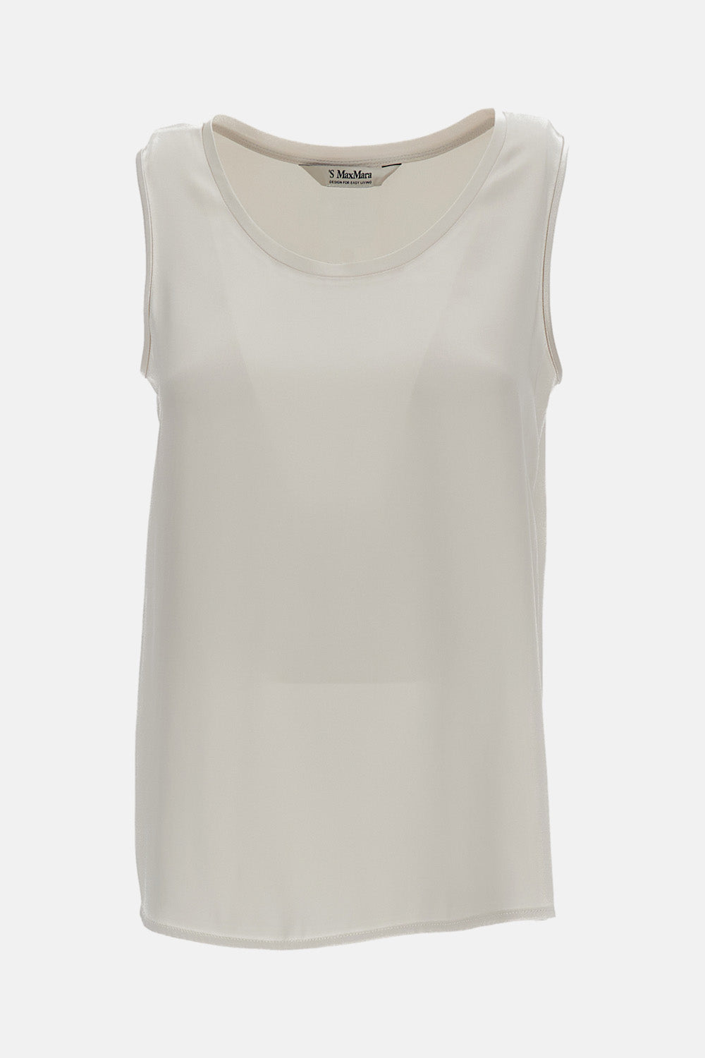 S Max Mara Top White Ac Vi