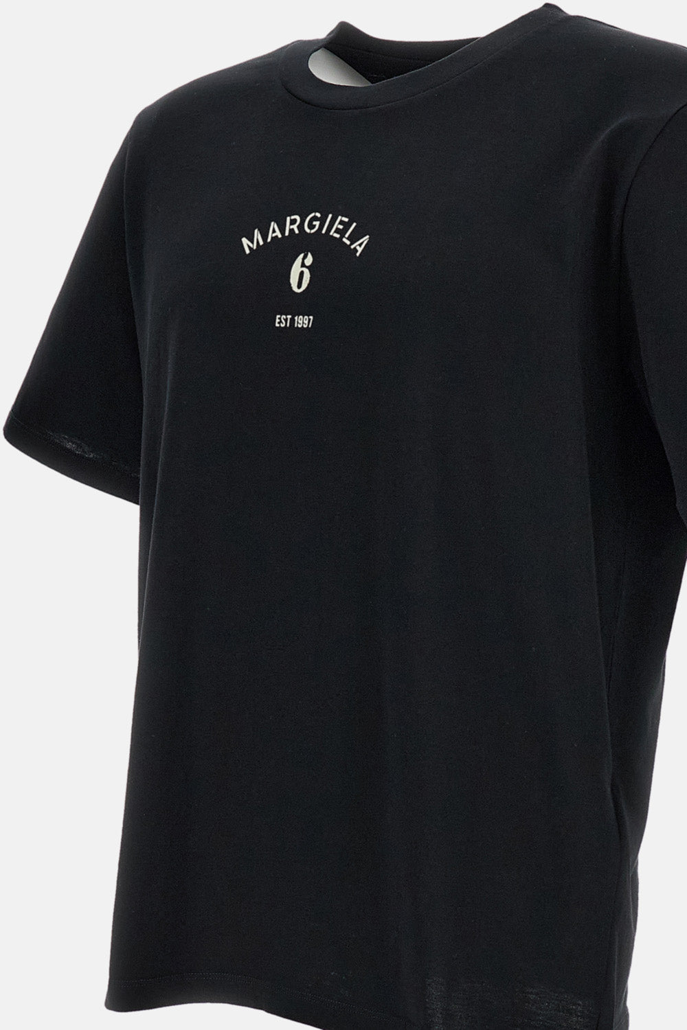Mm6 Maison Margiela T-Shirts And Polos Black