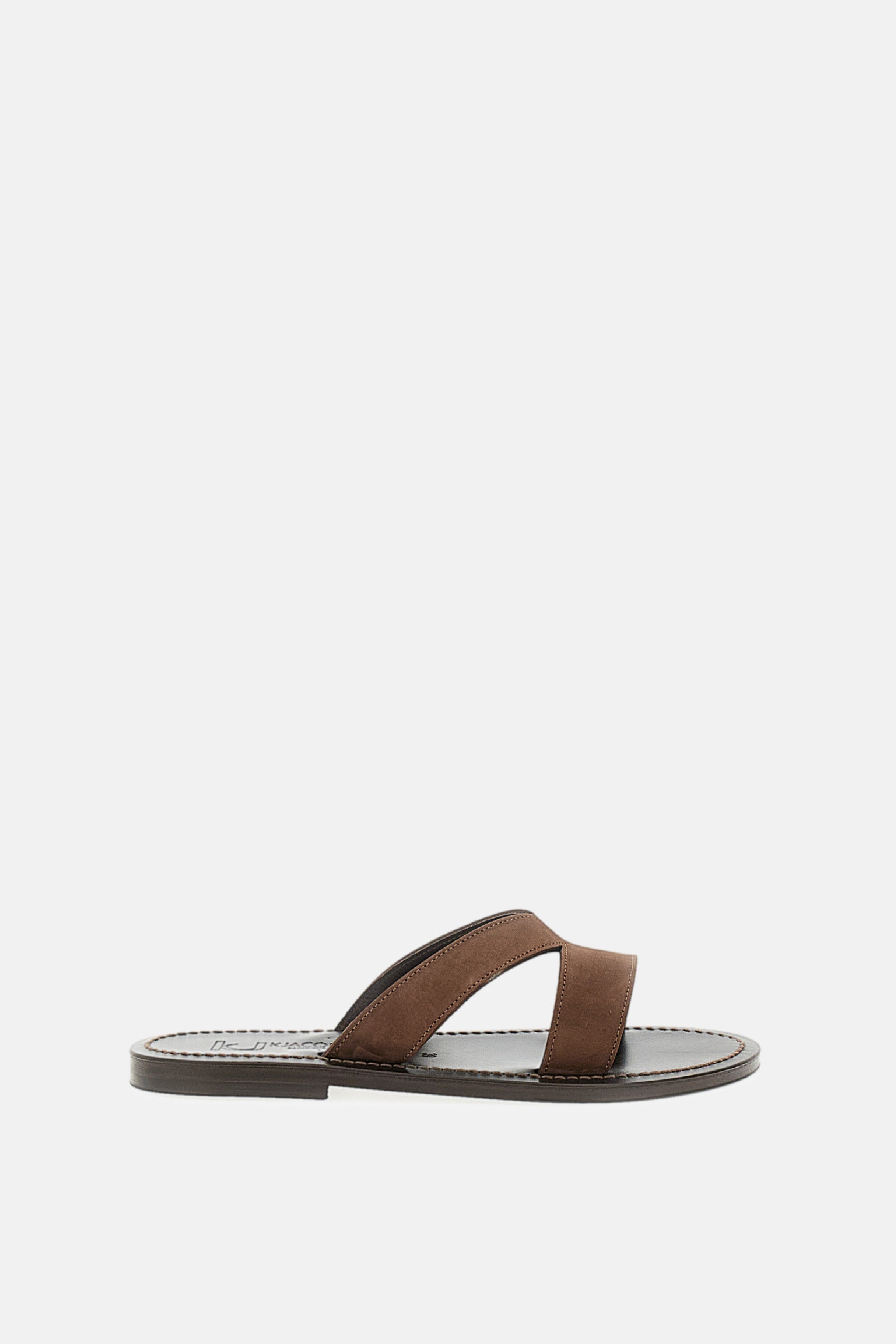 K Jacques St Tropez Sandals Brown Leather