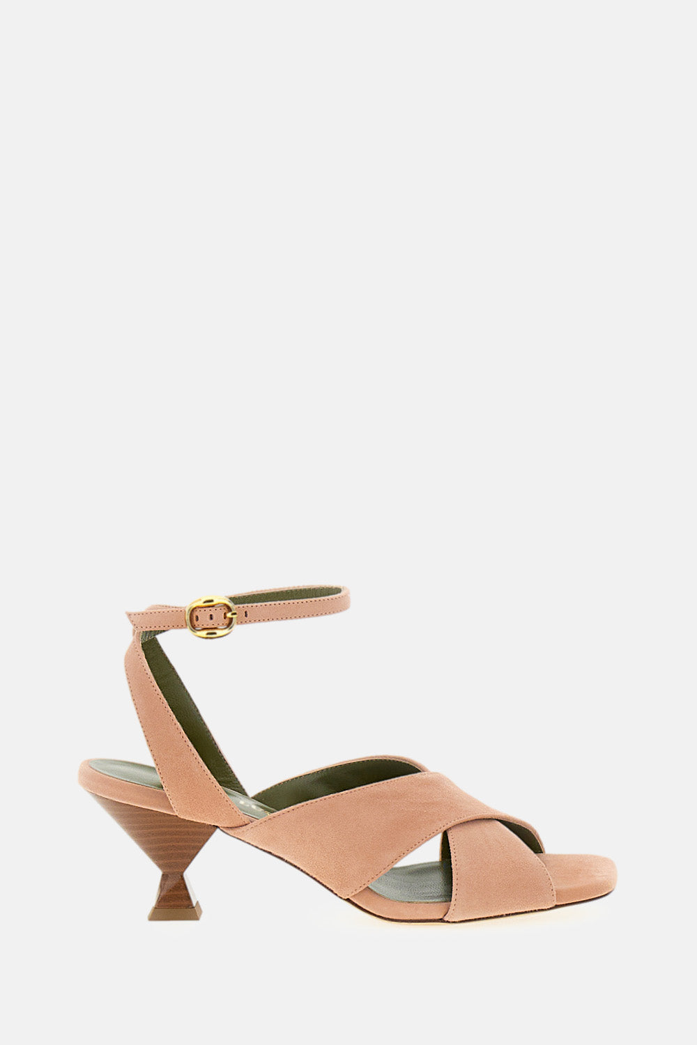 MARIA LUCA With Heel Pink Goatskin Leather