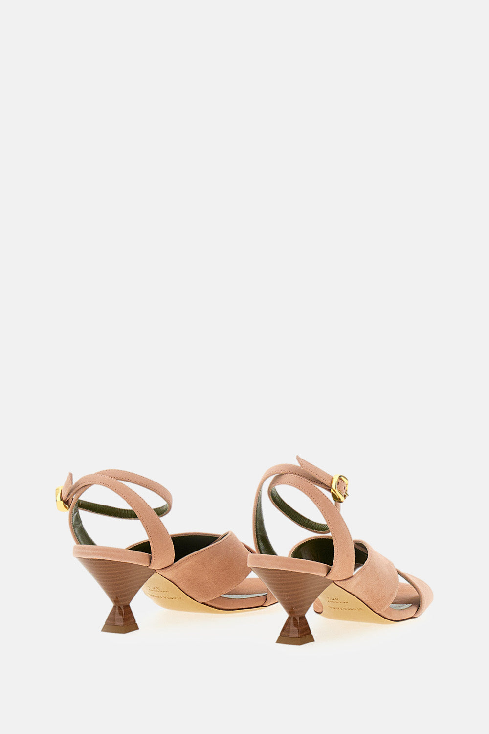 MARIA LUCA With Heel Pink Goatskin Leather