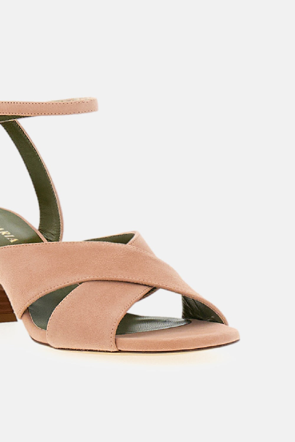 MARIA LUCA With Heel Pink Goatskin Leather