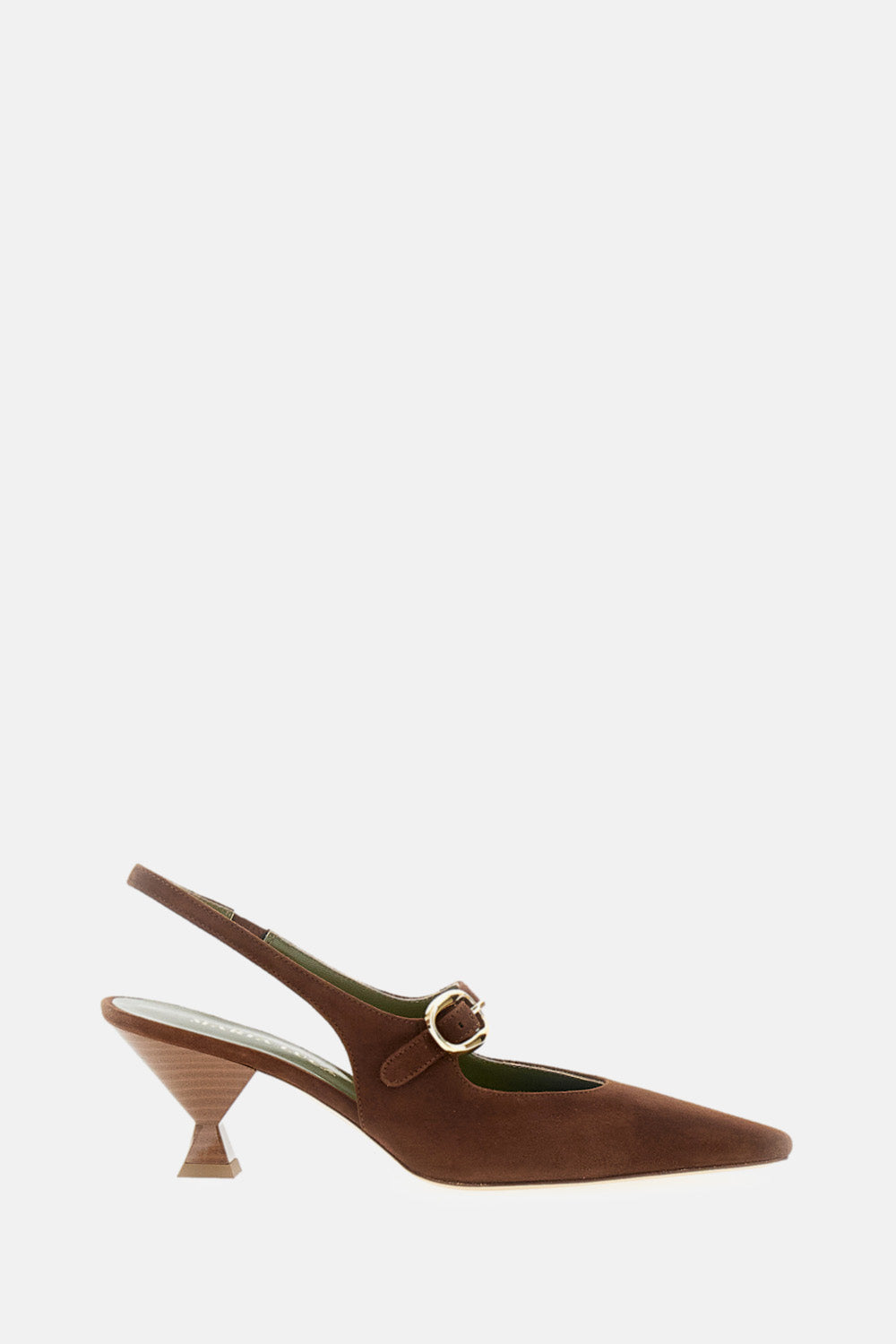 MARIA LUCA With Heel Brown Goatskin Leather