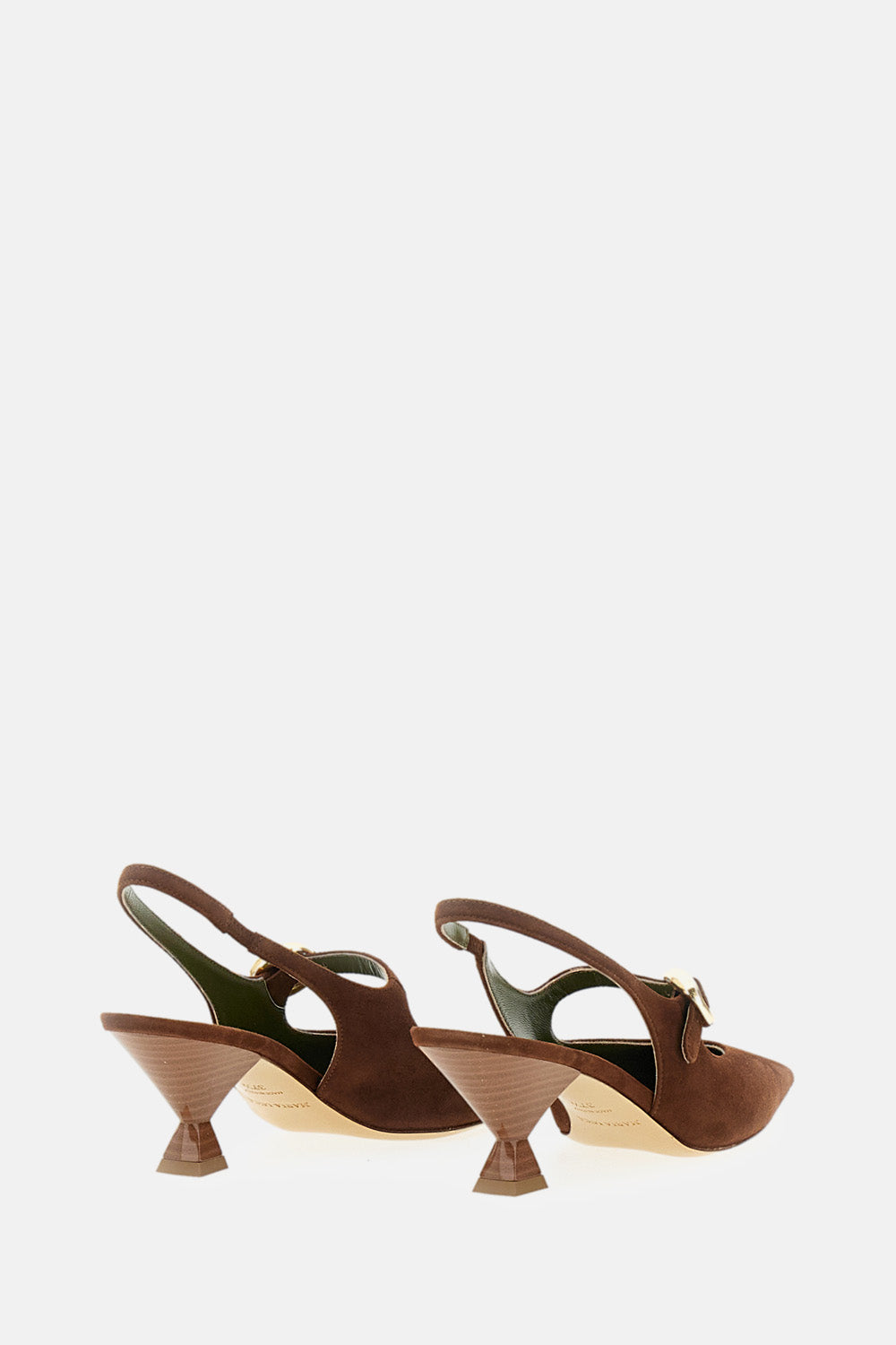 MARIA LUCA With Heel Brown Goatskin Leather