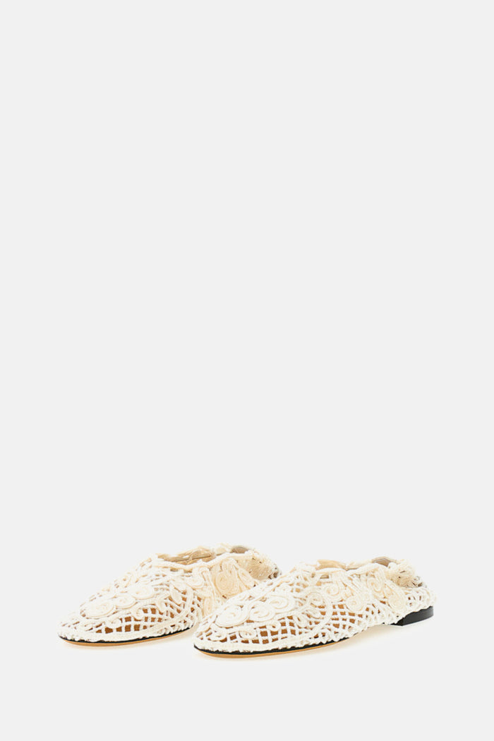 Odissi Flat Shoes Beige Pl Co Lambskin