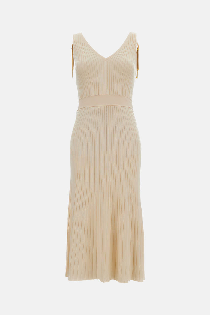 Elisabetta Franchi Dresses Beige Vi Pa
