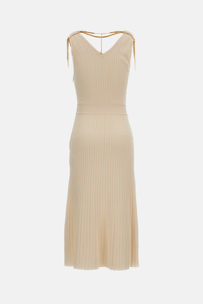 Elisabetta Franchi Dresses Beige Vi Pa