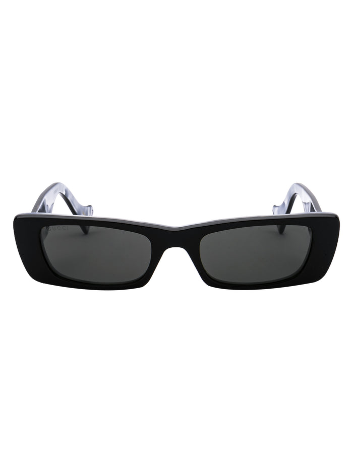 Gg0516s 001 Black Grey Acetate Sunglasses