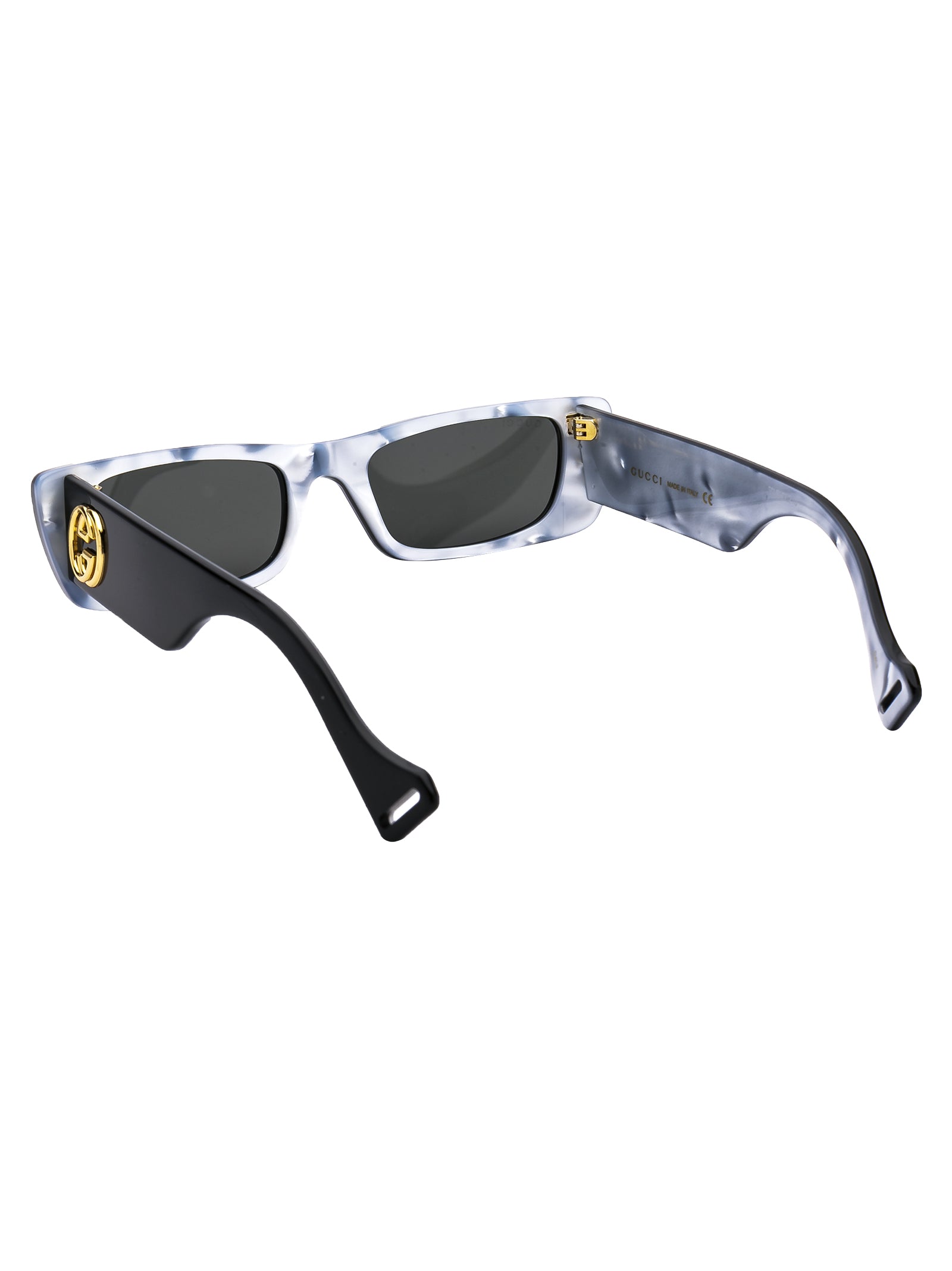 Gg0516s 001 Black Grey Acetate Sunglasses